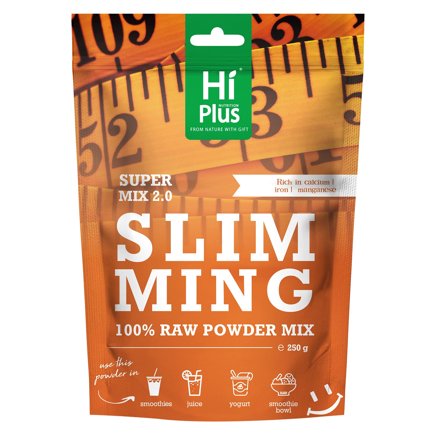 HiPlus® Natural Superfood Blend | Guarana, Spirulina & Psyllium | Rich ...