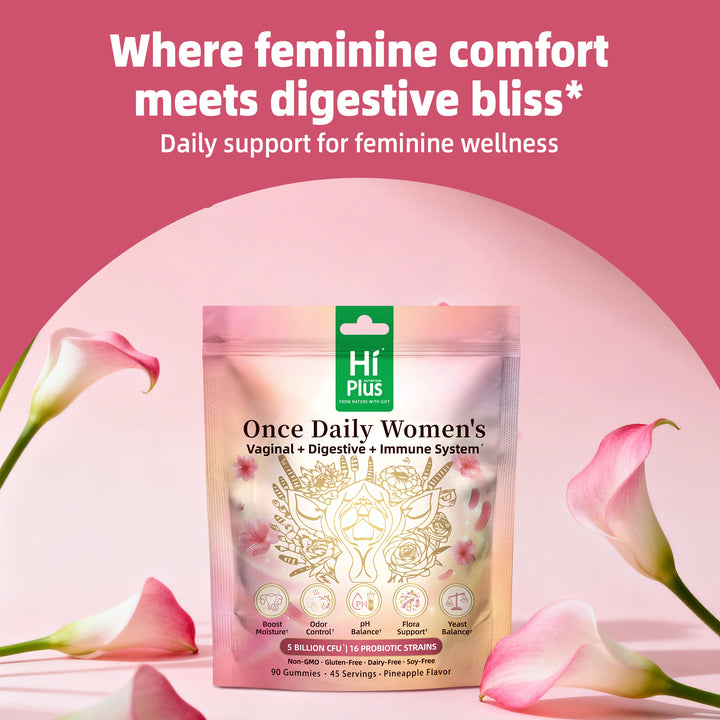 HiPlus® Once Daily Women's Probiotics Gummies | 50 Billion CFU, 16 Str ...