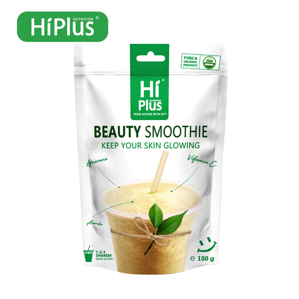 HiPlus® Beauty Smoothie 150g-Bevat een Hoog gehalte aan Vitamine C for Glowing Skin, Edible Supplement
